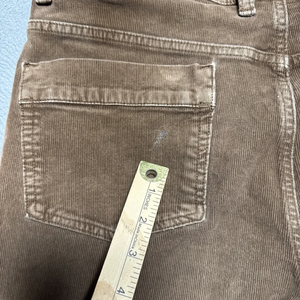 johnnie-O Corduroy Pants Mens‎ 33x34 (33x31) Grunge Raw Hem Straight Minimalist